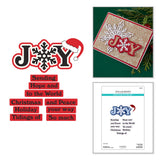Spellbinders Snowflake Joy Stamp & Die Set by Lisa Horton