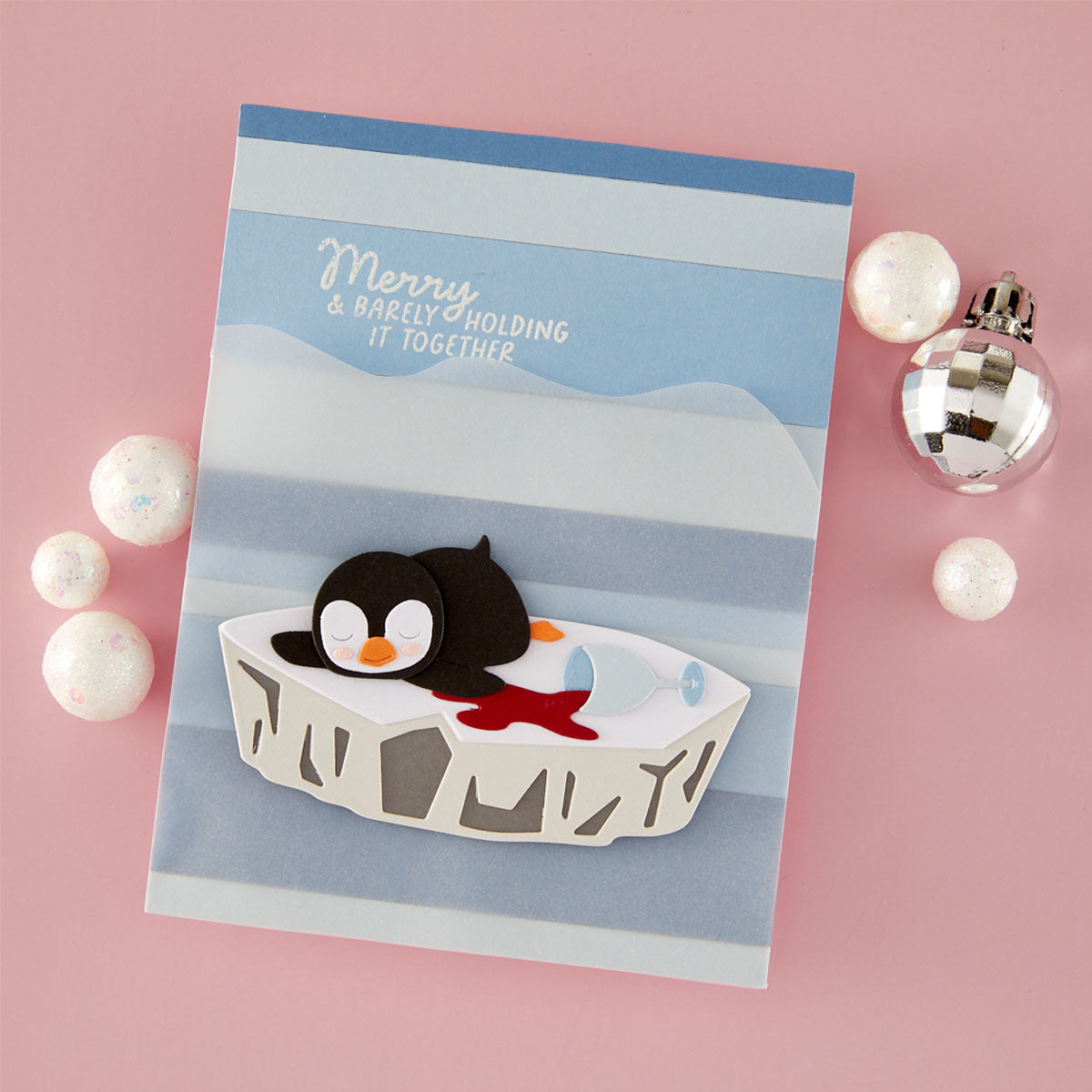 Spellbinders Snow Done Stamp & Die Set