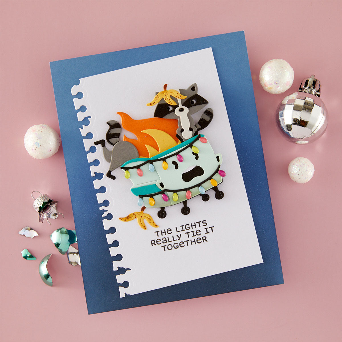 Spellbinders Deck the Dumpster Stamp & Die Set