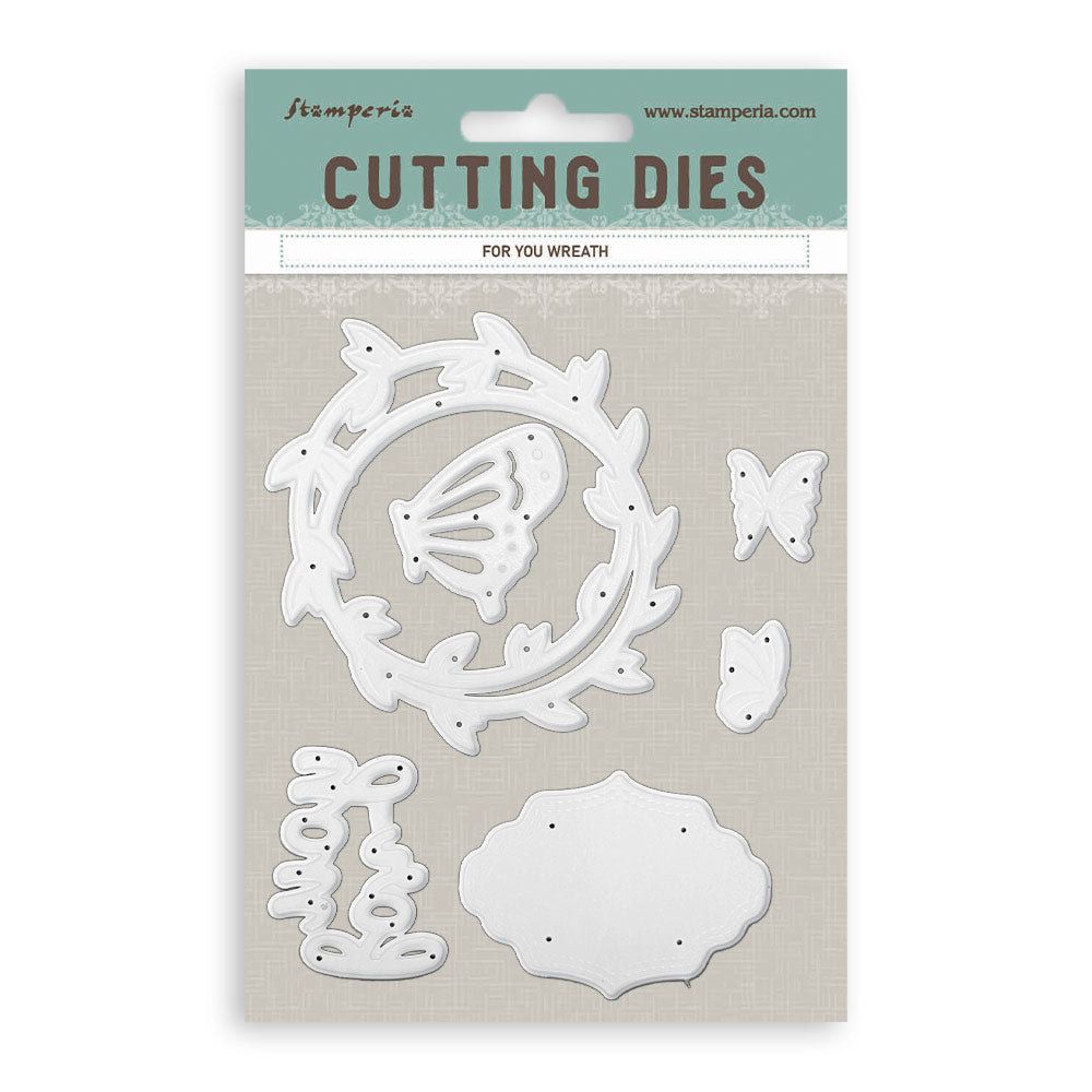 Stamperia All Around A6 Cutting Dies For you Wreath (SFT21)