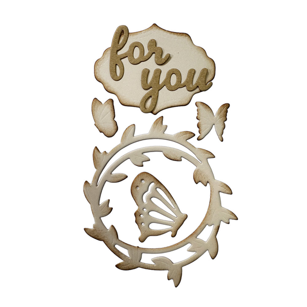 Stamperia All Around A6 Cutting Dies For you Wreath (SFT21)