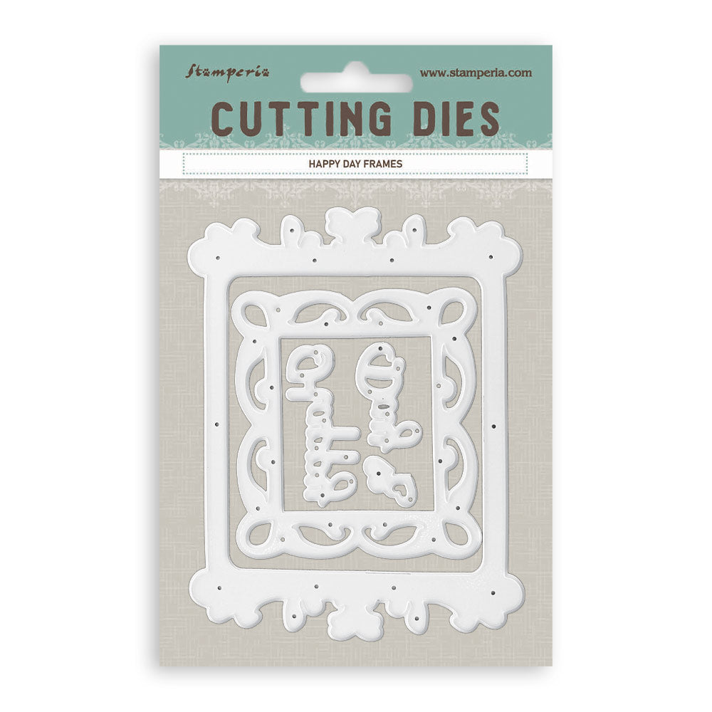 Stamperia All Around A6 Cutting Dies Happy Day Frames (SFT22)