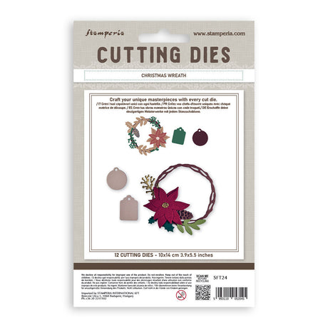 Stamperia A6 Cutting Die Christmas Wreath - SFT24