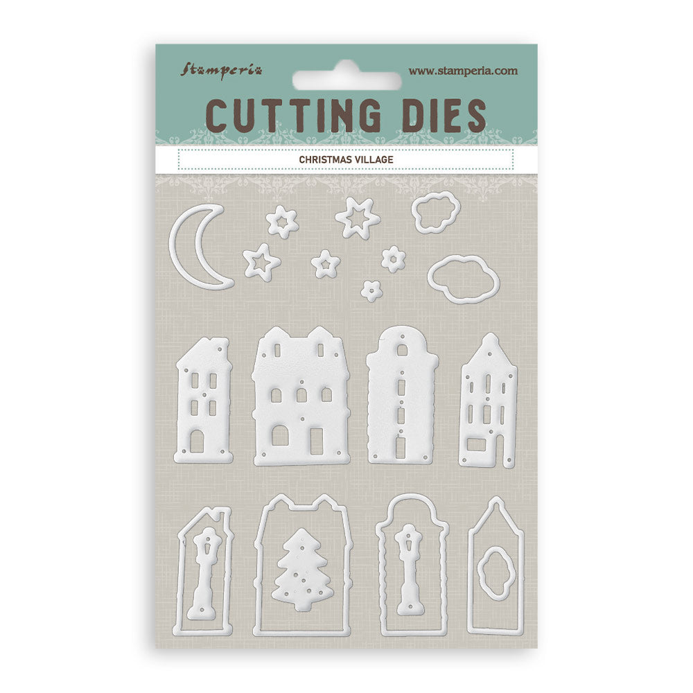 Stamperia A6 Cutting Die Christmas Village - SFT25