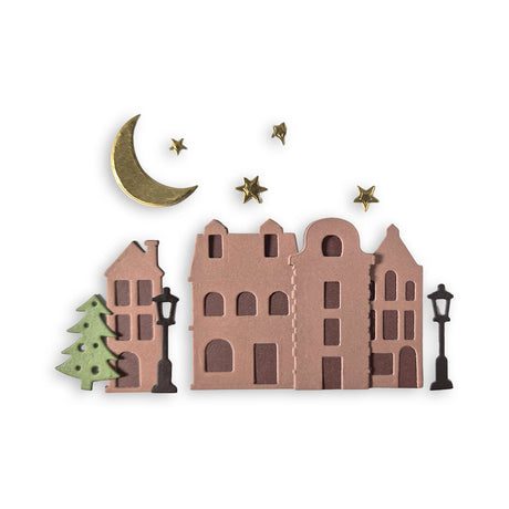 Stamperia A6 Cutting Die Christmas Village - SFT25