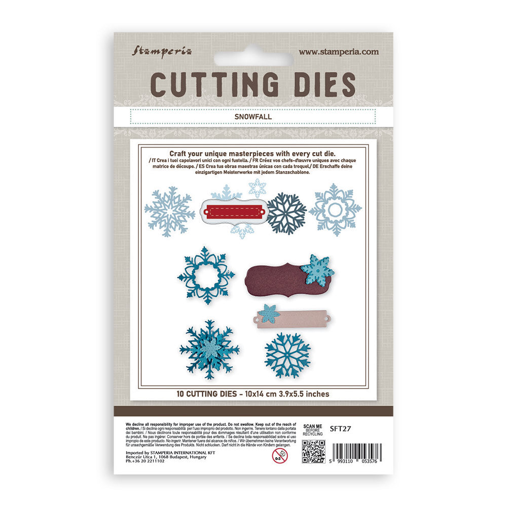 Stamperia A6 Cutting Die Christmas Snowfall - SFT27