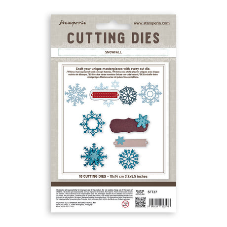 Stamperia A6 Cutting Die Christmas Snowfall - SFT27