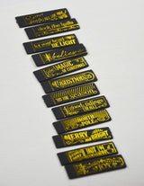 Memory Box ST037 Christmas Magic Labels Black Foil Tabs