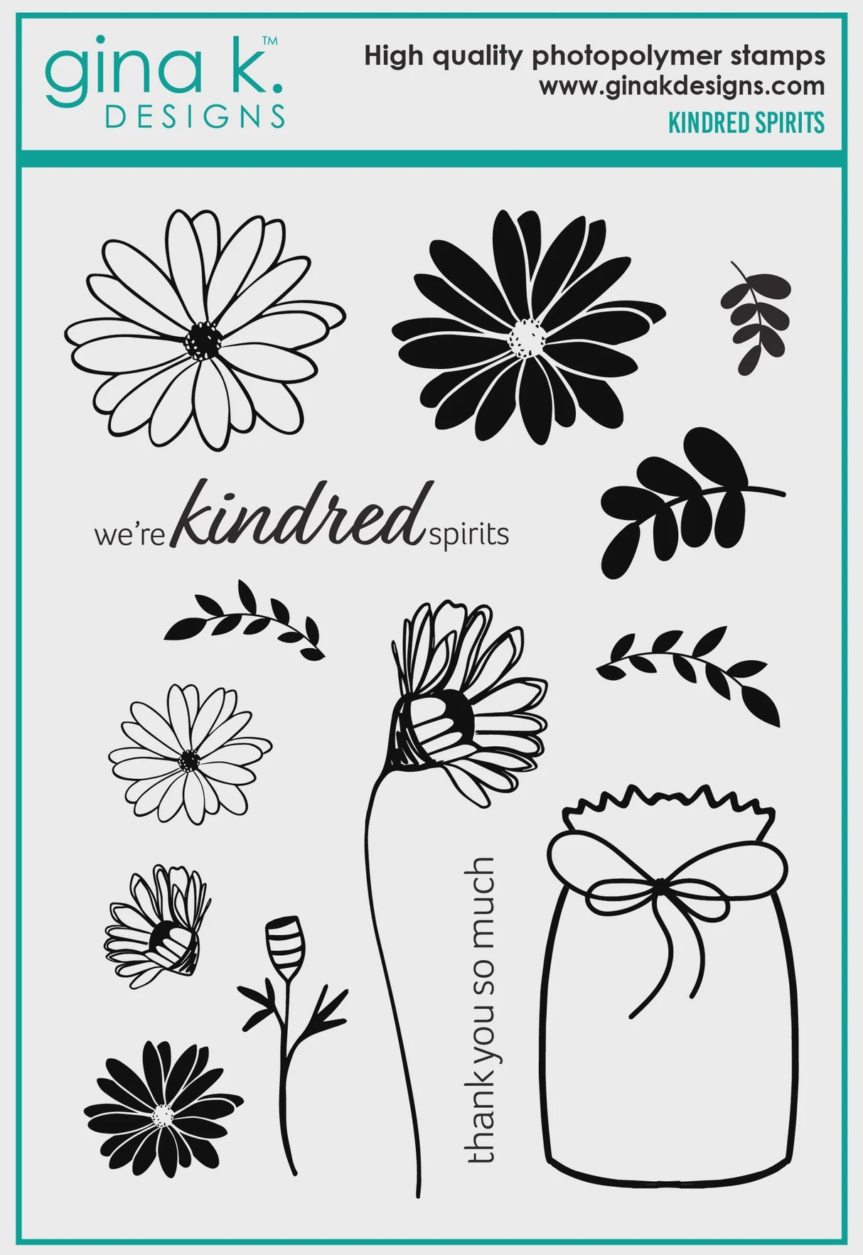 Gina K Designs STAMPS- Kindred Spirits