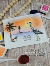 Gina K Design Bundle - Beach Frame (MM153) & Die Bundle