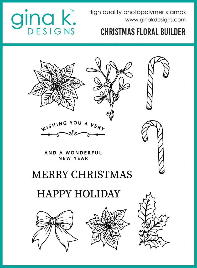 Gina K Designs Bundle - Christmas Floral Builder