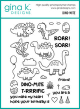 Gina K Designs Bundle - Dino-mite Stamp & Die