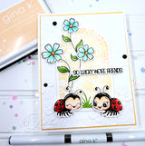 Gina K Design Bundle - Ladybug Garden (DG22) & Die Bundle