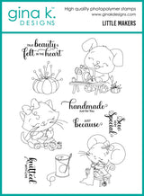 Gina K Designs Bundle - Little Makers Stamp & Die