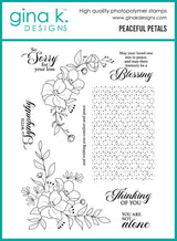 Gina K Design Bundle - Peaceful Petals