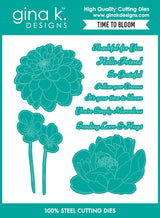 Gina K Design Bundle - Time to Bloom (HS78) & Die Bundle