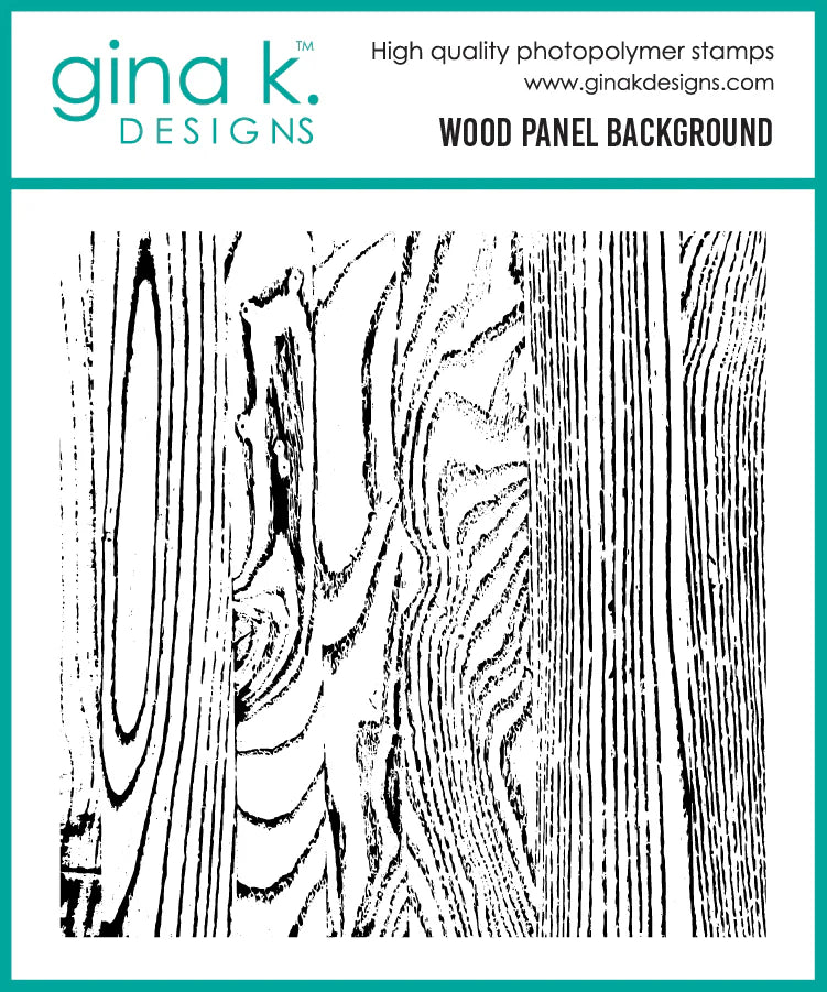 Gina K Designs STAMPS- Wood Panel Background