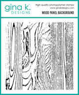 Gina K Designs STAMPS- Wood Panel Background