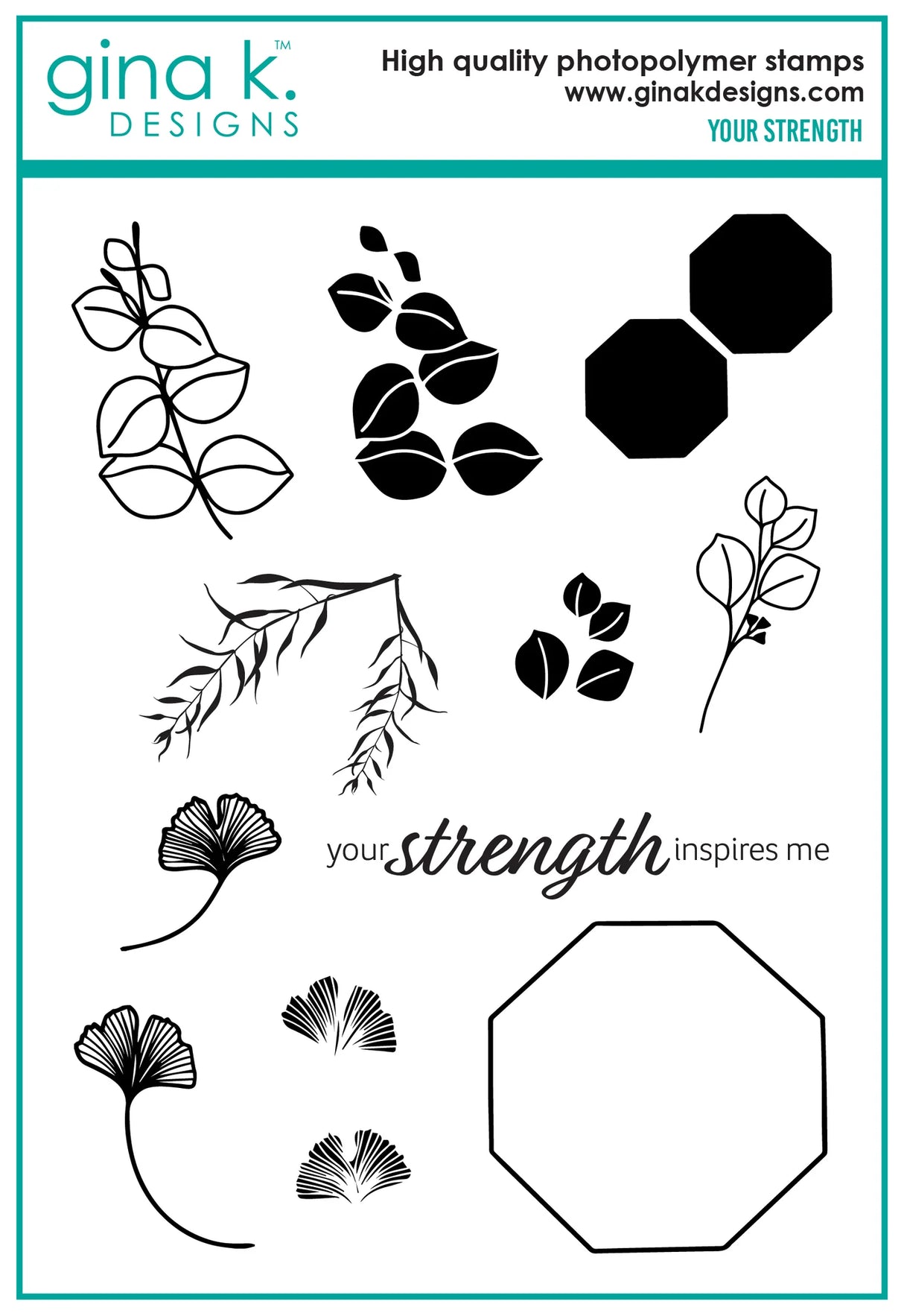 Gina K Designs STAMPS- Your Strength