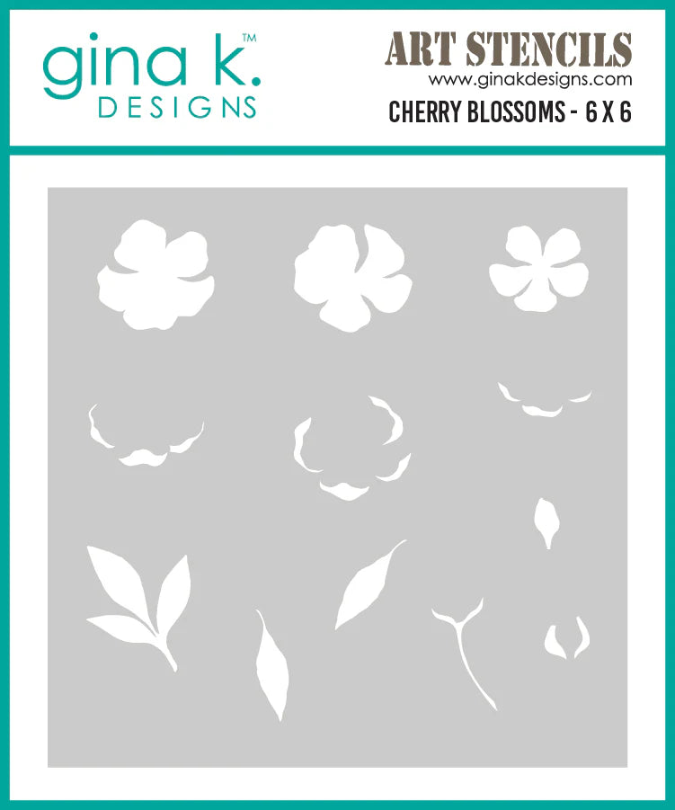 Gina K Designs STENCIL- Cherry Blossom