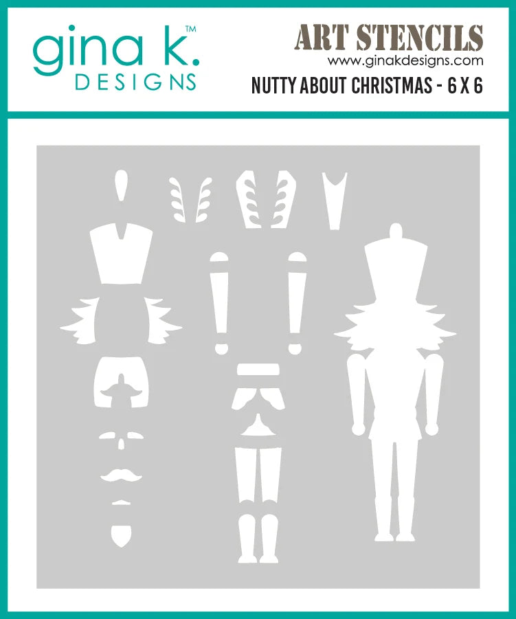 Gina K Designs Bundle with Stencils - Nutty About Christmas