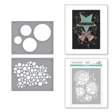 Spellbinders Lots of Circles Stencils from the All About Christmas Collection by Lisa Horton