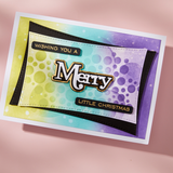 Spellbinders Lots of Circles Stencils from the All About Christmas Collection by Lisa Horton