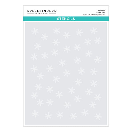 Spellbinders Snow Joy Stencil - STN-109