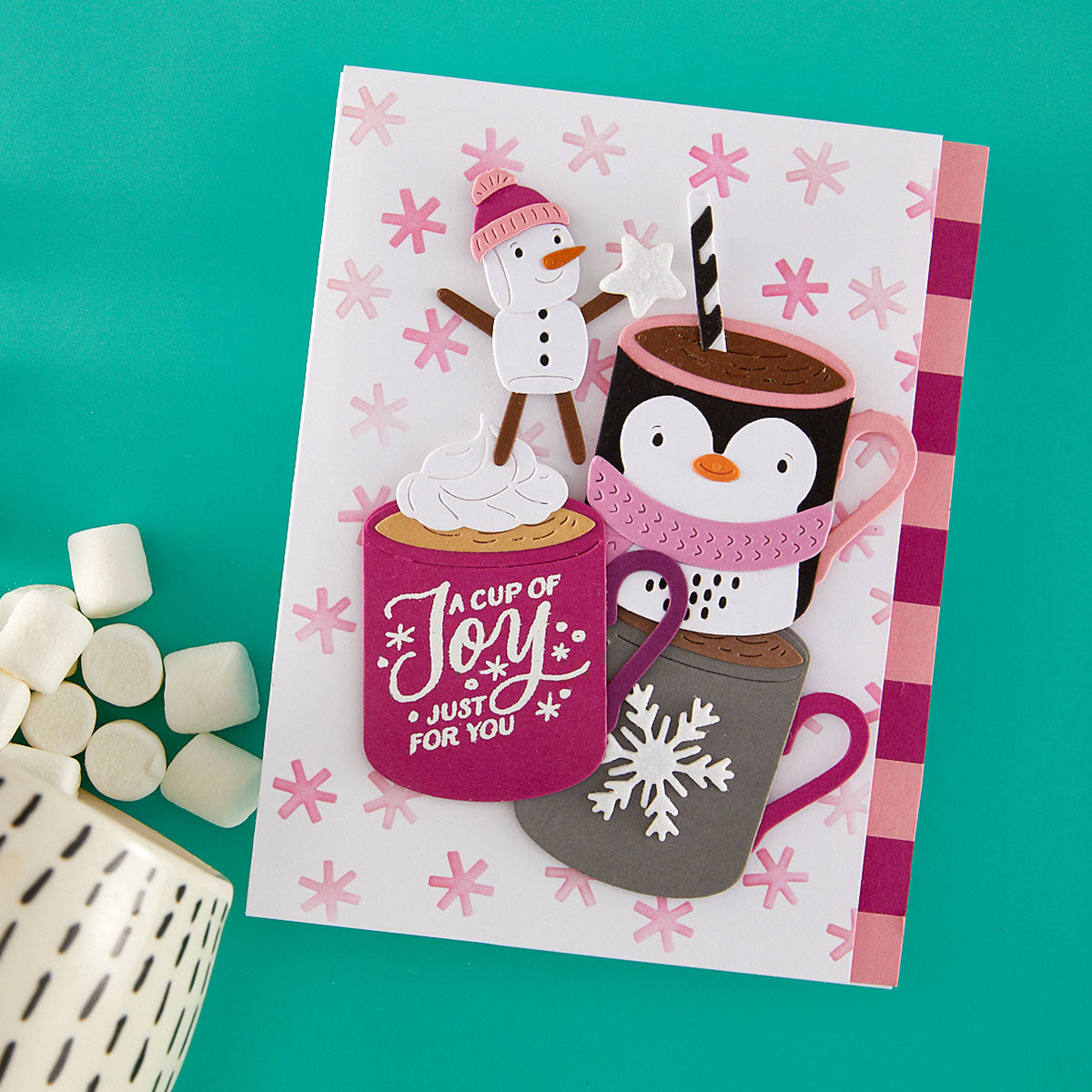 Spellbinders Snow Joy Stencil - STN-109