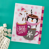 Spellbinders Snow Joy Stencil - STN-109