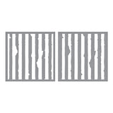 Spellbinders Tattered Stripes Stencils from the Beautifully Imperfect Collection