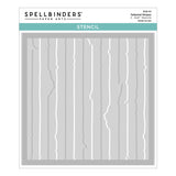 Spellbinders Tattered Stripes Stencils from the Beautifully Imperfect Collection
