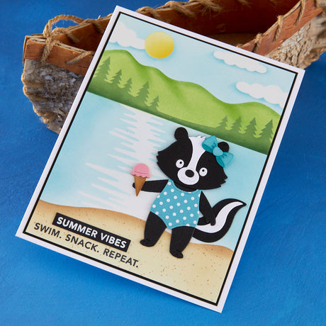 Spellbinders Lakeside Memories Layered Stencil