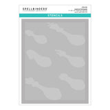 Spellbinders Layered Harlequin Stencil