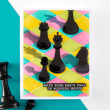 Spellbinders Layered Harlequin Stencil