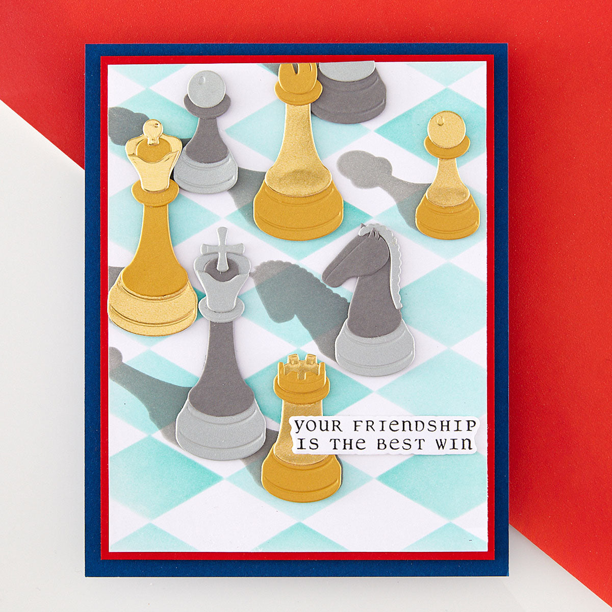 Spellbinders Layered Harlequin Stencil