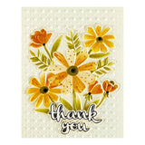 Spellbinders Thank You Bouquet 3D Folder and Stencil Bundle from the Tabbed Classics Collection by Wendy Vecchi
