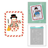 Spellbinders Snowman Wishes Press Plates + Free Gift Dies & Stencil Bundle - BetterPress Society July 2026 BD-1108