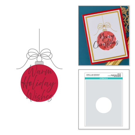 Spellbinders Tied with Cheer Press + Foil Plate & Stencil Bundle