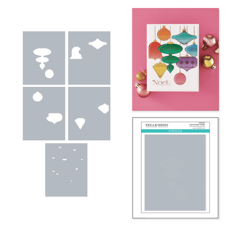Spellbinders Classic Holiday Press Plate & Die Set & Stencil - BetterPress Society October 2026