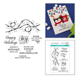 Spellbinders Mugs and Kisses Sentiments Clear Stamp Set - STP-260
