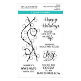 Spellbinders Mugs and Kisses Sentiments Clear Stamp Set - STP-260