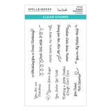 Spellbinders Sugared Expressions Clear Stamp Set (Tina Smith)