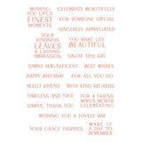 Spellbinders Lasting Impressions Clear Stamp Set