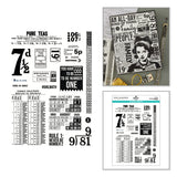 Spellbinders Keepsake Numbers Clear Stamp Set by Esther Glas