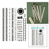 Spellbinders Keepsake Strips Clear Stamp Set by Esther Glas