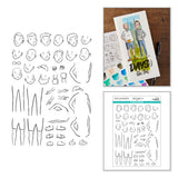 Spellbinders Illustrated Man Clear Stamp Set by Josh Griffiths Studio