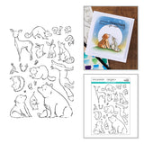 Spellbinders Wild Friends Clear Stamp Set by Josh Griffiths Studio