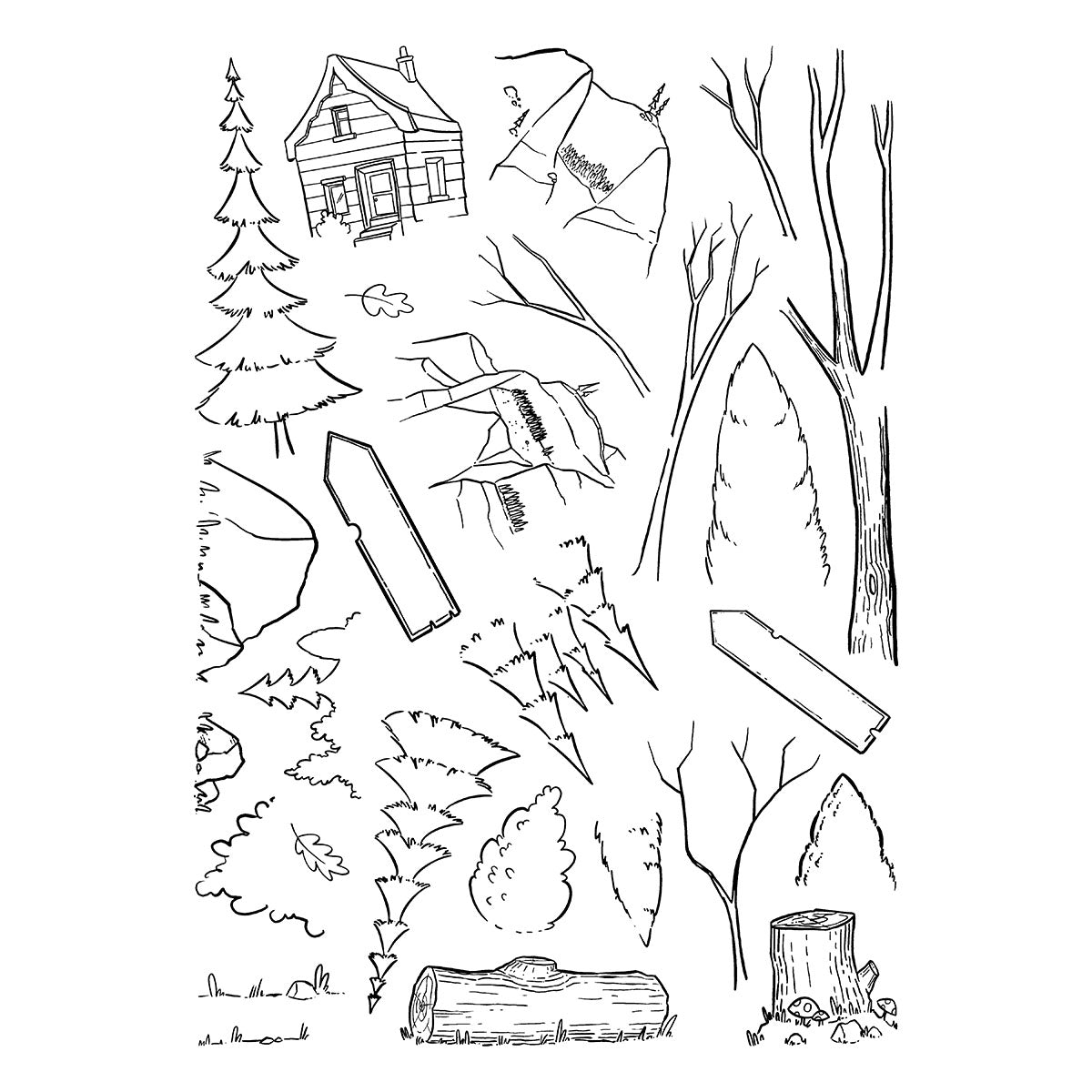 Spellbinders Into the Wild Clear Stamp Set by Josh Griffiths Studio