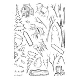 Spellbinders Into the Wild Clear Stamp Set by Josh Griffiths Studio